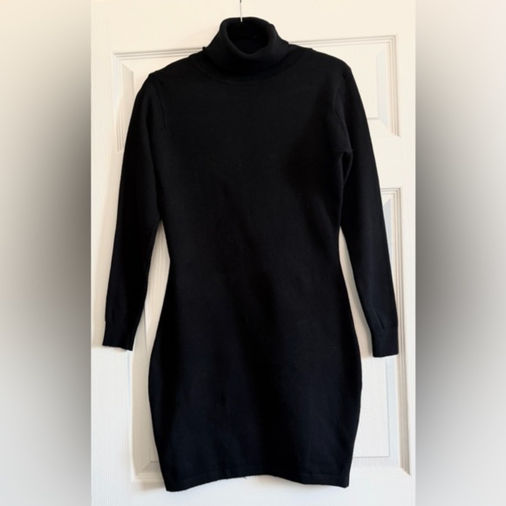 Mono B Classic Black Long Sleeve Dress